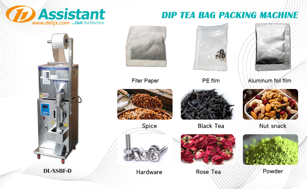 Square Tea Sachet Filling Machine